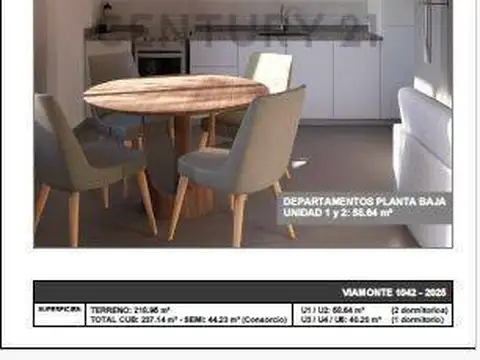 Departamento en Venta de 2 dormitorios