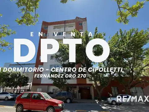 VENTA DPTO 1 DORMITORIO, CALLE FERNÁNDEZ ORO 