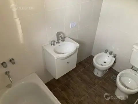 Departamento Monoambiente con 2 baños