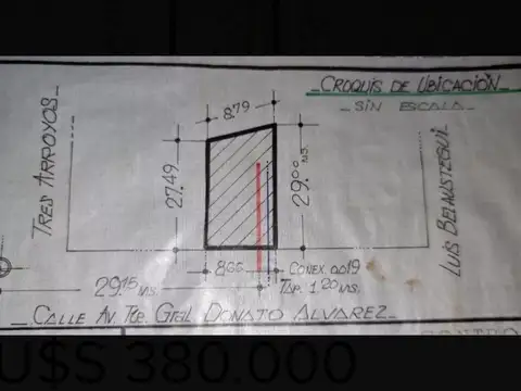 Terreno en Venta de 245,0 m2