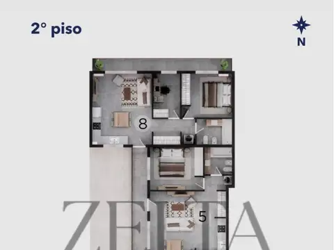 Departamento en Venta de 3 ambientes