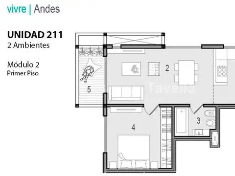 Venta de pozo Depto 2 amb. San Martín de los Andes, Neuquen