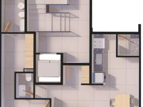 Departamento en Venta de 2 ambientes