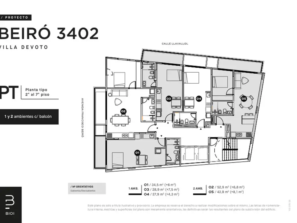 Deptos de 1 y 2 amb | Devoto | BIOI - Foto 17