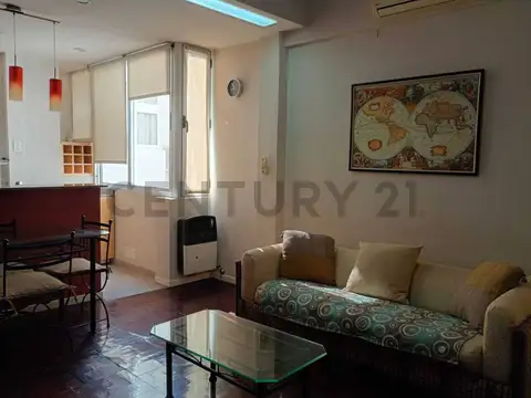 Departamento en alquiler de dos ambientes amoblado en Palermo Chico