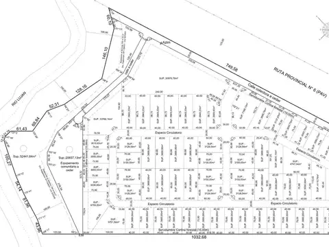 Terreno en Venta 75  mts Fondo