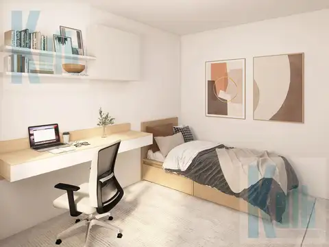 Departamento 3 ambientes con 2 baños