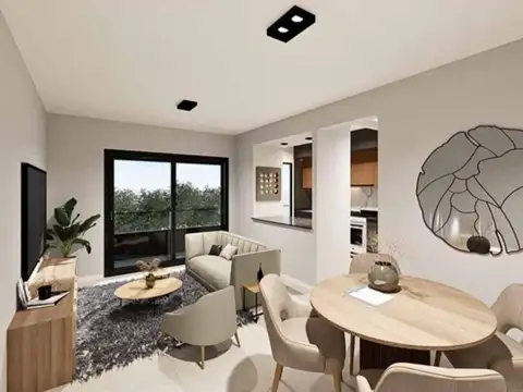 Departamento 2 ambientes con 1 baño