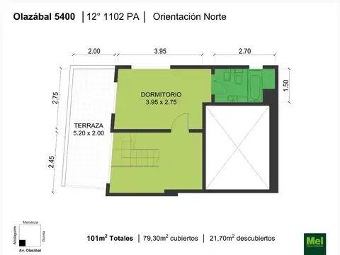 Departamento en Venta en Villa Urquiza, USD 341.000