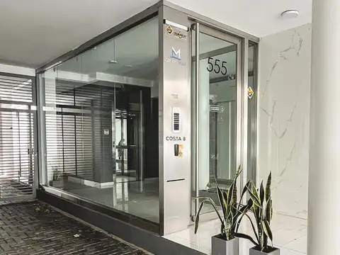 Departamento de 1 dorm con doble balcón y ventilación cruzada