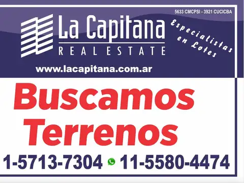 Lote, Villa Sta Rita, Camarones al 2900, para 1820m2 constru