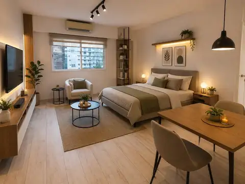 Departamento en Palermo Chico reciclado a nuevo   super luminoso piso alto