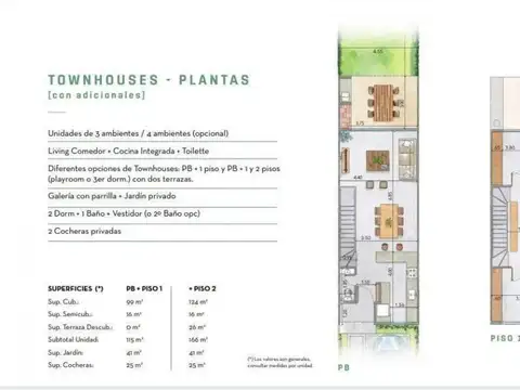Casa 4 ambientes con 2 baños