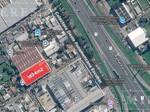 Deposito comercial sobre calle Luis Salvo, Garin 