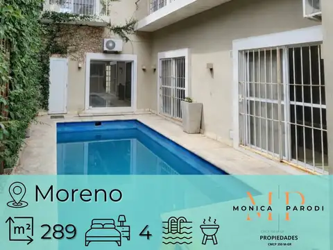 CASA EN VENTA 5 AMBIENTES EN MORENO CENTRO