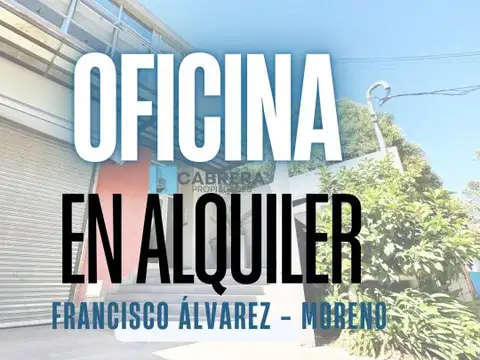 OFICINA EN ALQUILER EN FRANCISCO ALVAREZ, MORENO
