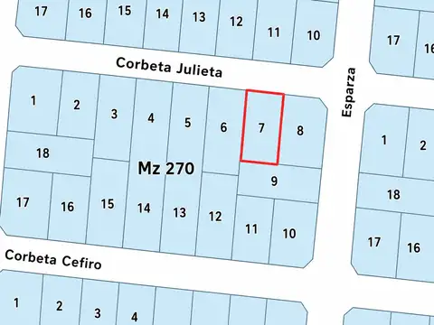 Corbeta Julieta 1500