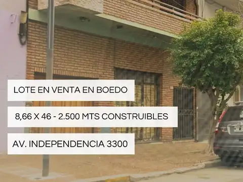 Terreno en Venta en Boedo, USD 690.000