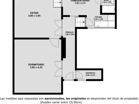 Depto Tipo Casa en Venta al Norte