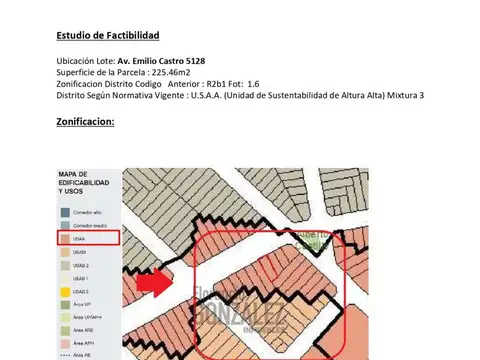 Terreno en Venta 8,98  mts Fondo