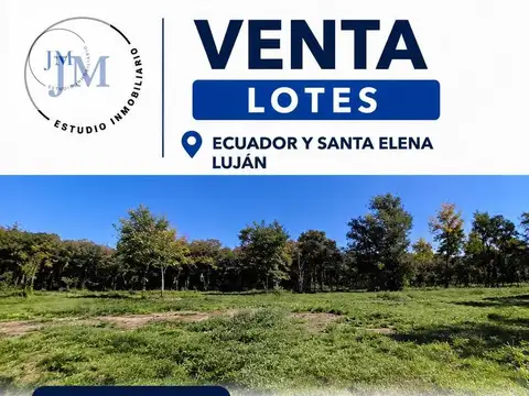 VENTA DE LOTES EN LUJAN CON EXCELENTE ARBOLEDA