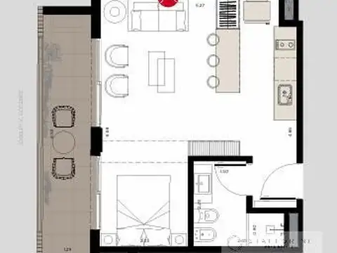 Monoambiente a Estrenar Villa Devoto