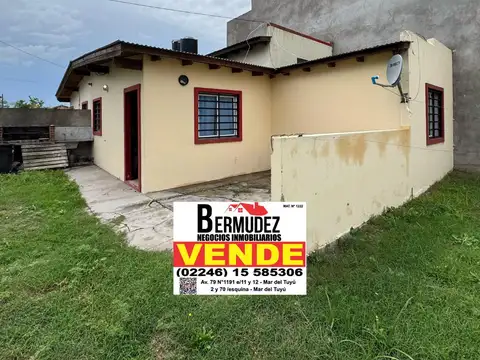 Venta Chalet 3 Ambientes Al Frente Sobre Calle 8 Esquina 79 Mardel Tuyu