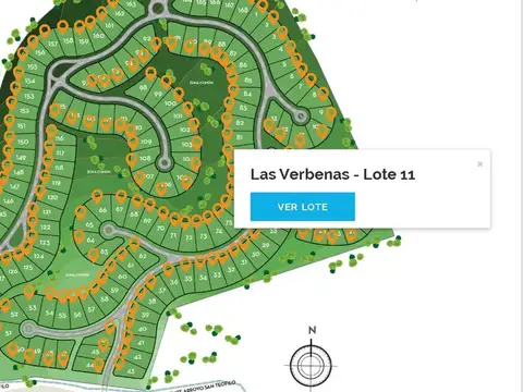 VENTA LOTE EN LAS VERBENAS ,UBICACION PRIVILEGIADA