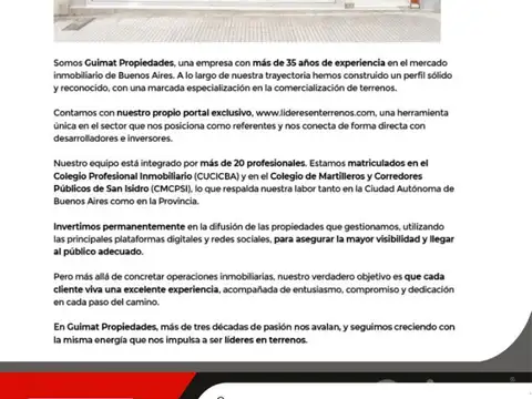 Terreno en Venta en Nuñez, Capital Federal