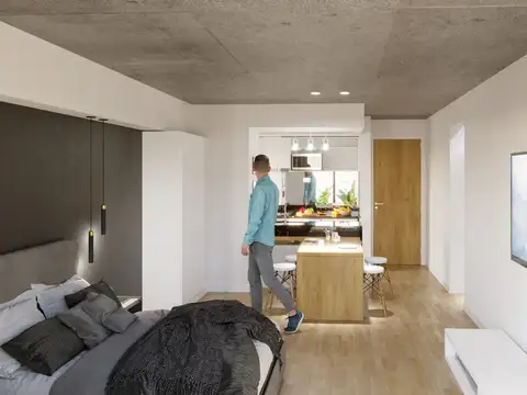 Venta departamento de 1 dormitorio Barrio Abasto Coworking Amenities