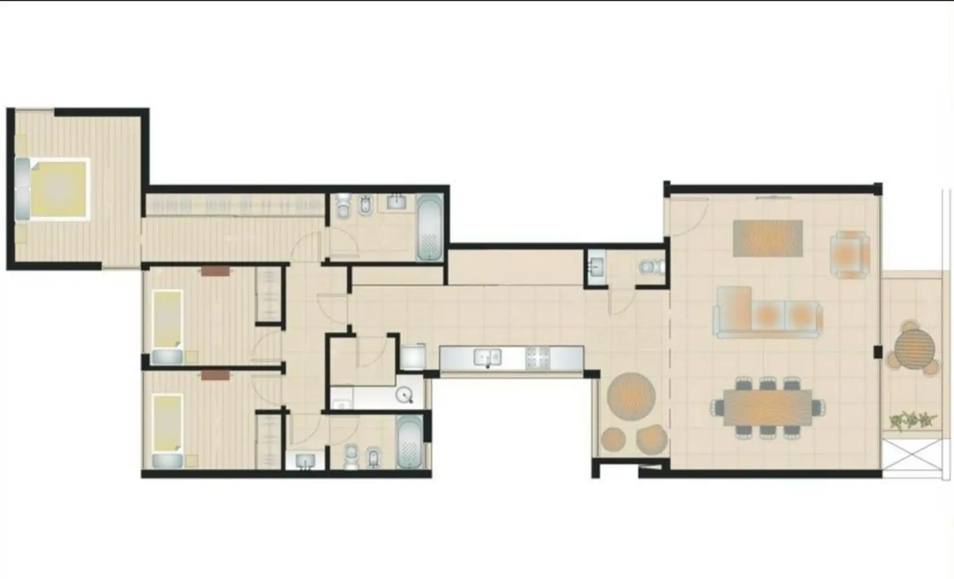 Departamento 3 dormitorios venta Tandil pileta