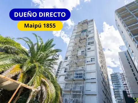 Dueño DIRECTO Alquila Departamento  2 ambientes 50 m2 VICENTE LOPEZ- Maipú 1855- VISTA AL RIO