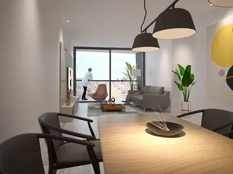 Departamento Monoambiente con 1 baño