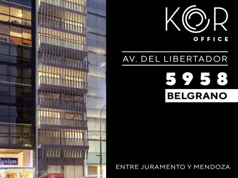 Venta oficina a estrenar belgrano