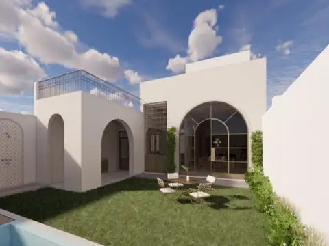 VENTA - Casa 3 dormitorios   comodín, cochera, patio y piscina - Abasto, Rosario.