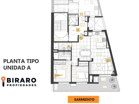 Departamento en Venta al Oeste