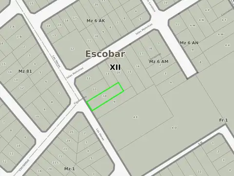 Las Heras S/N, Lote 10