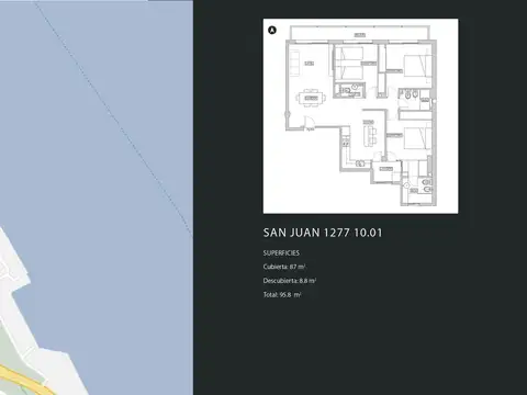 VENTA DEPARTAMENTO 3 DORMITORIOS Y DOBLE BALCON