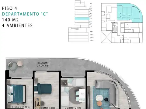 Departamento 4 Ambientes Venta Caballito Full Amenities