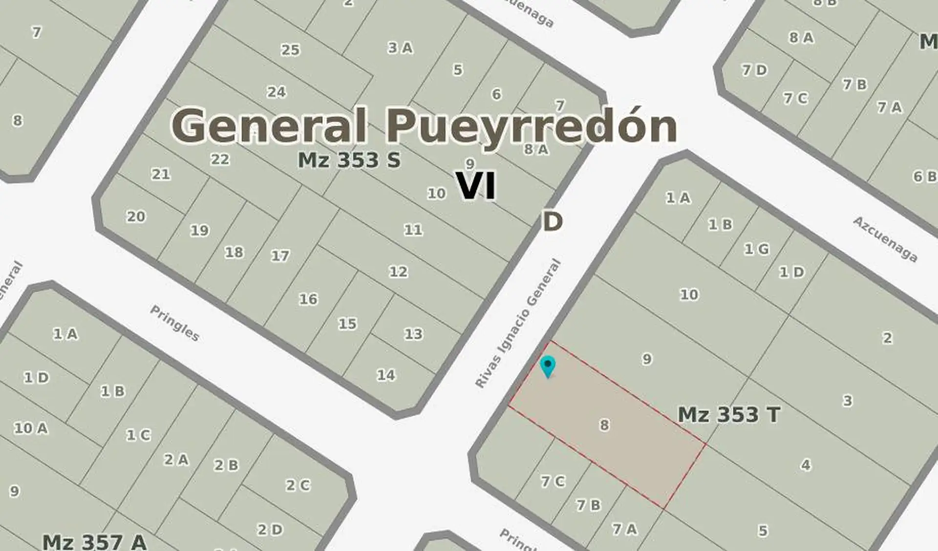 Amplio lote en barrio San Carlos