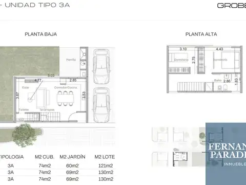 Casa en Venta con 2 cocheras