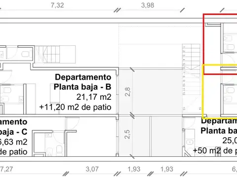 Gral. José de San Martín 900, Piso pb