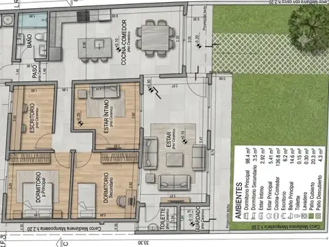 Casa en Venta con 3 cocheras