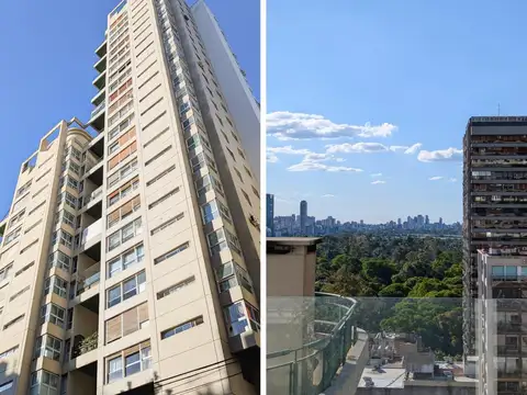 Piso alto con vista abierta en torre Arq Clorindo Testa