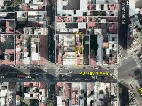 EXCELENTE LOTE CON DEMOLICION-UBICADO SOBRE AV ALTE BROWN