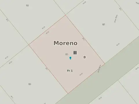 Terreno en Venta 46  mts Frente