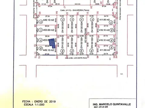 ÚLTIMO LOTE DISPONIBLE 15 x 30 mts