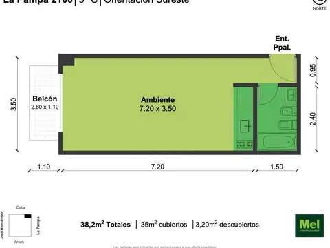La Pampa 2100, Piso 5