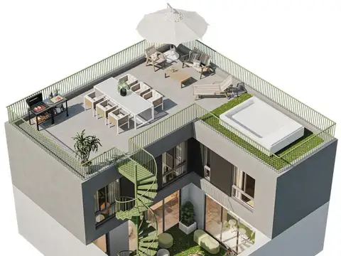 Venta | Casa de pasillos 3 dormitorios, terraza - Moreno 1100 - Centro Rosario