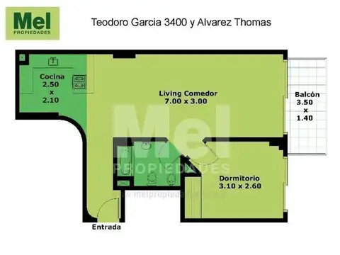 Teodoro García 3400, Piso 2